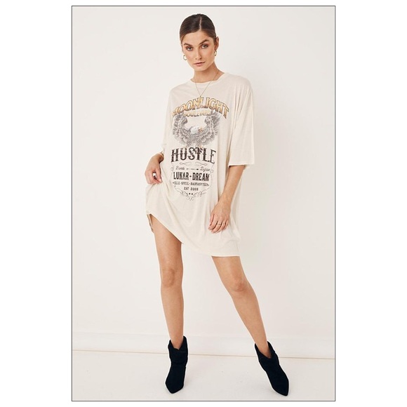 Spell & The Gypsy White Cult Tee Dress - Picture 3 of 7